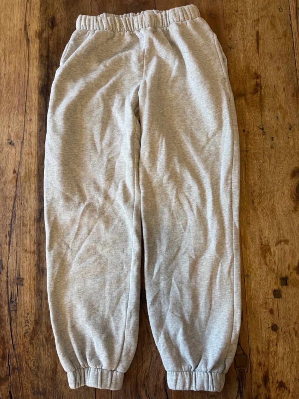 John Galt Gray Elastic Waist Jogger Pants